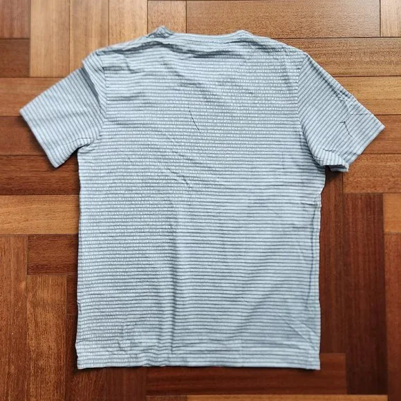 COS Blue and White Striped Crewneck Short-Sleeve T-Shirt - Picture 5 of 5